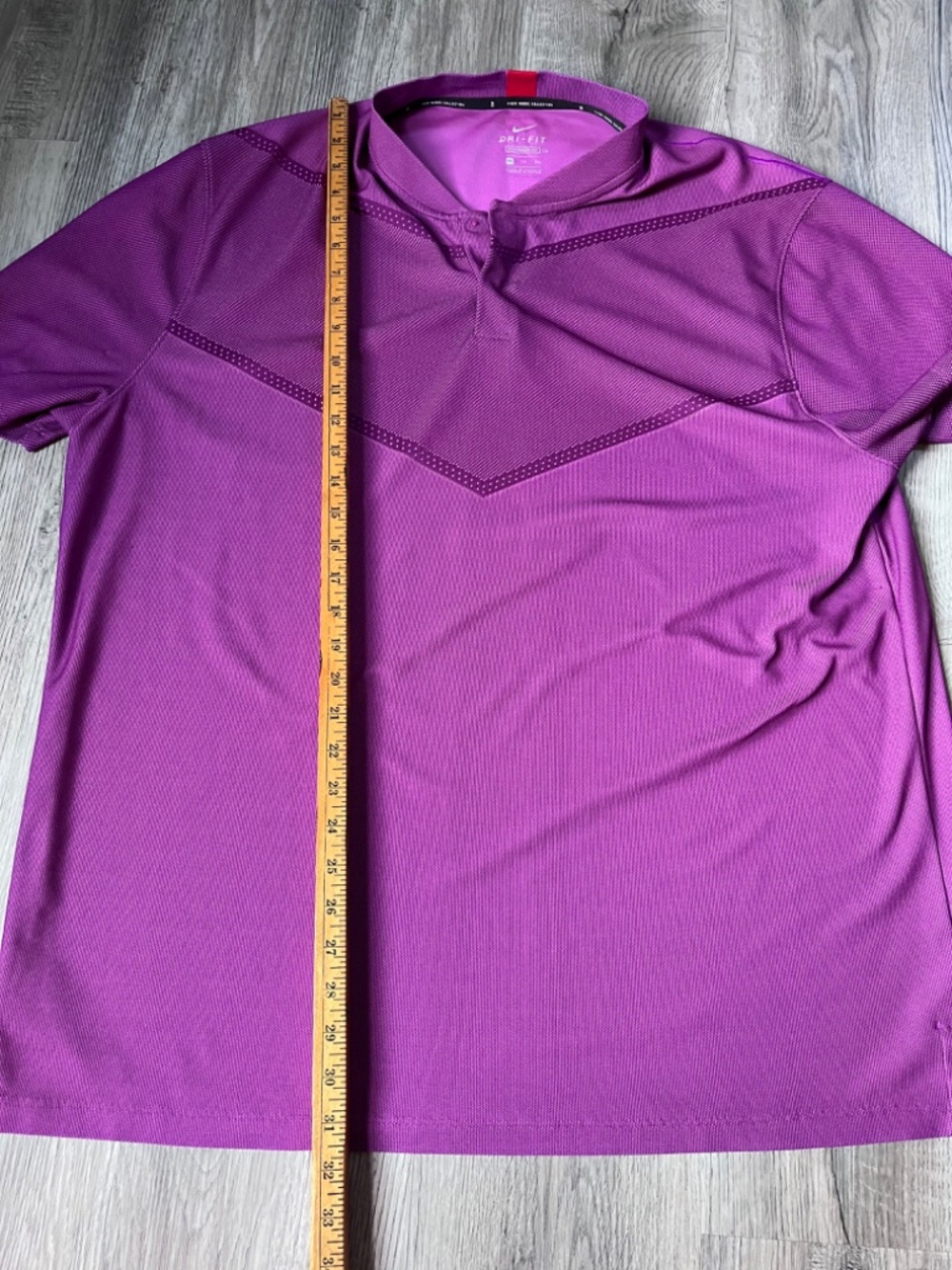 Nike Tiger Woods Golf Polo Mens Medium Dri-FIT Standard Fit Blade - Picture 4 of 11